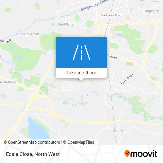 Edale Close map