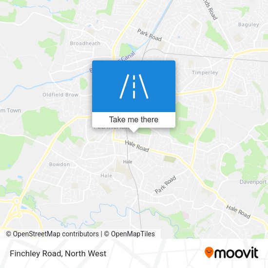Finchley Road map