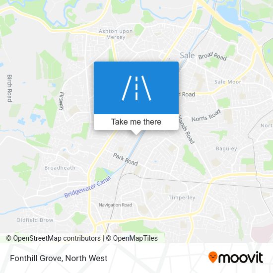 Fonthill Grove map