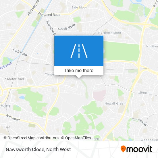 Gawsworth Close map