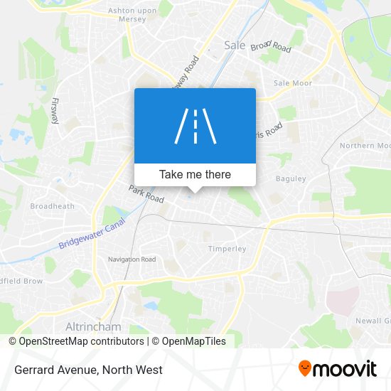 Gerrard Avenue map