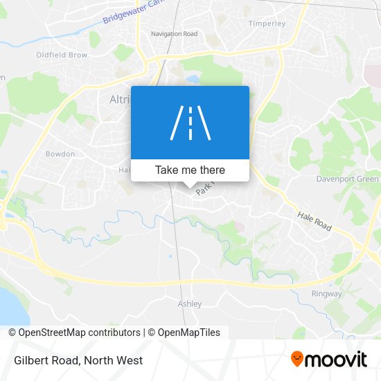 Gilbert Road map