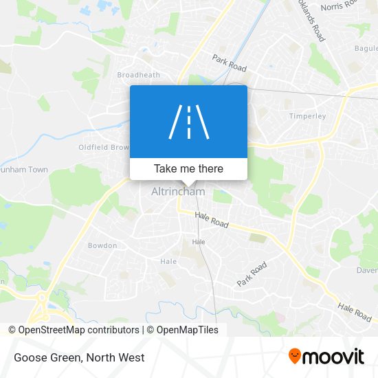 Goose Green map