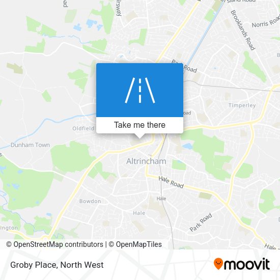 Groby Place map