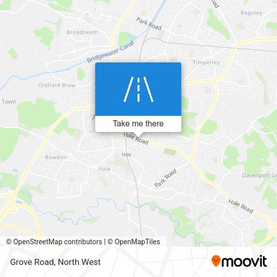 Grove Road map