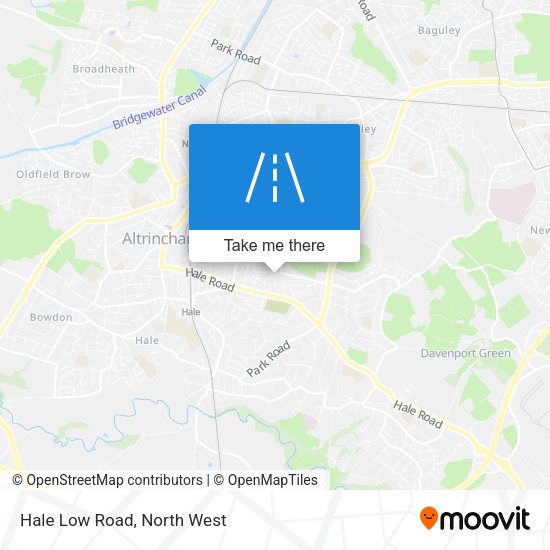 Hale Low Road map