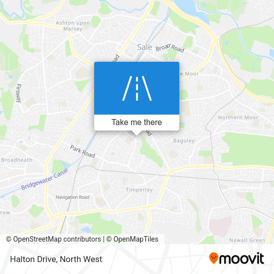 Halton Drive map