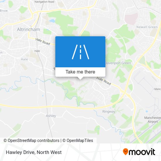 Hawley Drive map