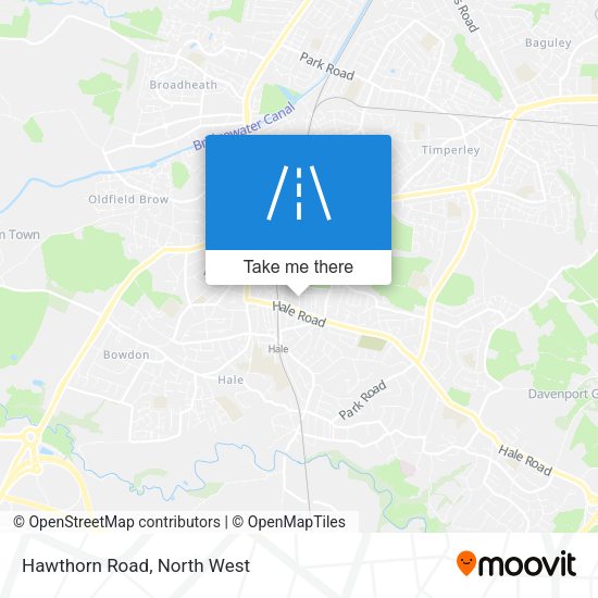 Hawthorn Road map
