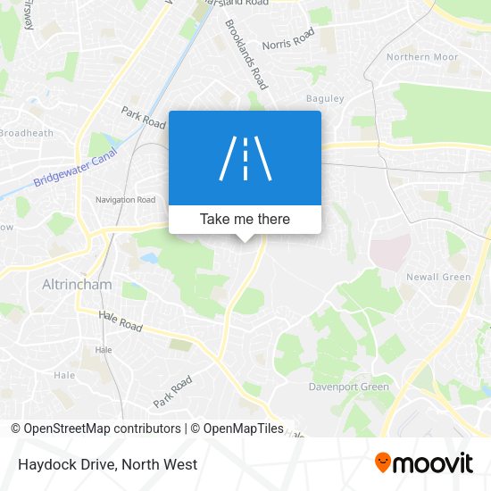 Haydock Drive map