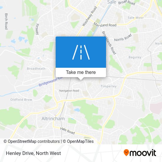 Henley Drive map