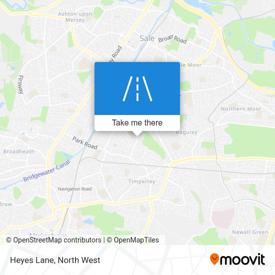Heyes Lane map