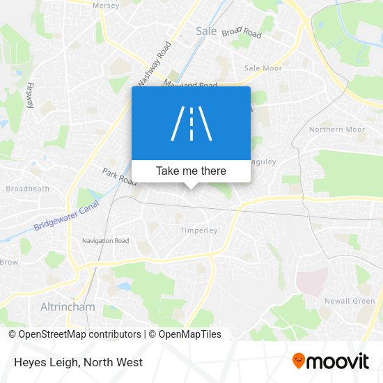 Heyes Leigh map