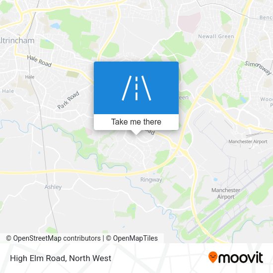 High Elm Road map