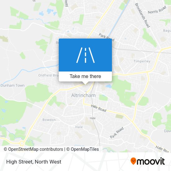 High Street map