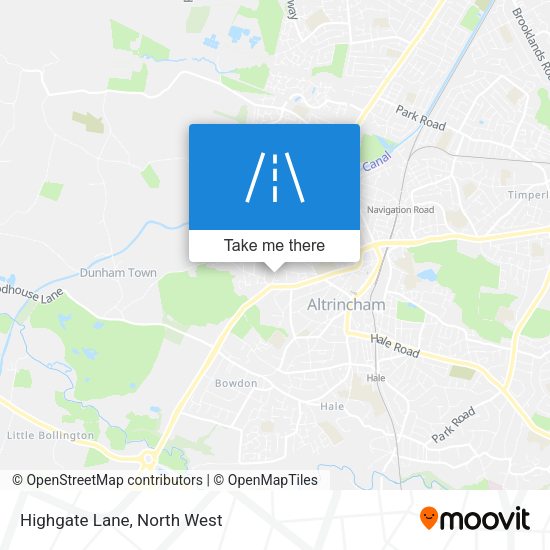 Highgate Lane map