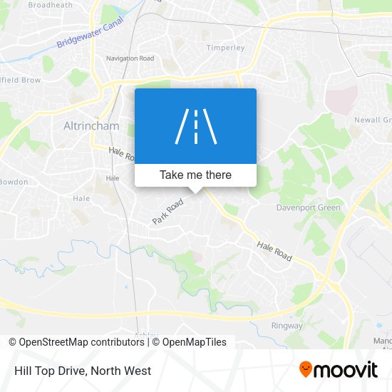Hill Top Drive map