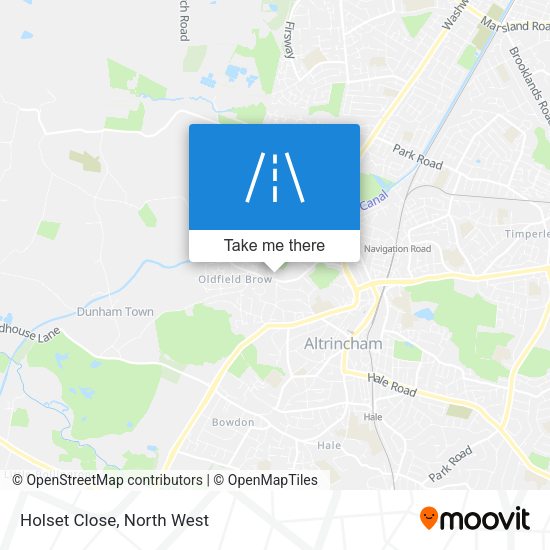 Holset Close map