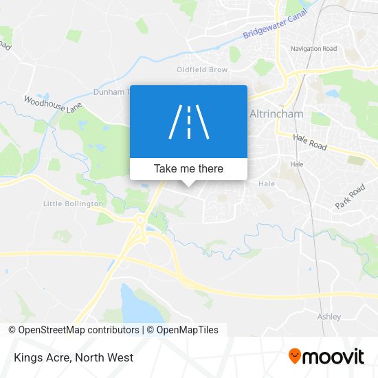 Kings Acre map