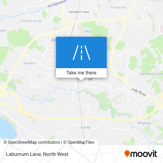 Laburnum Lane map