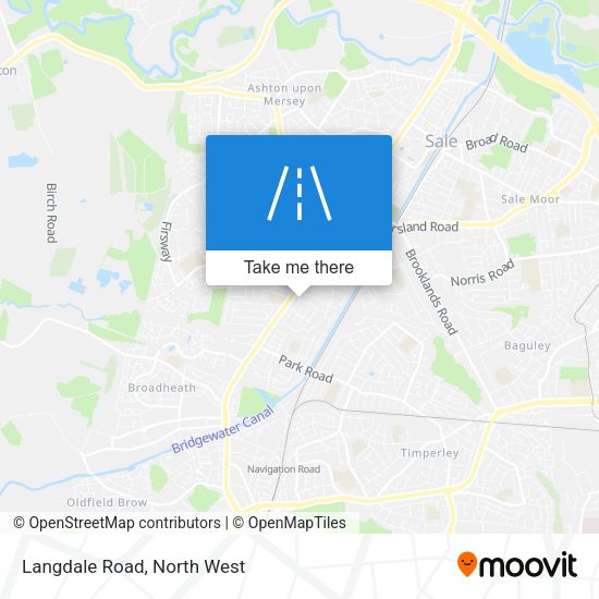 Langdale Road map