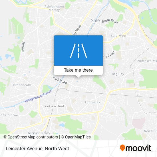 Leicester Avenue map