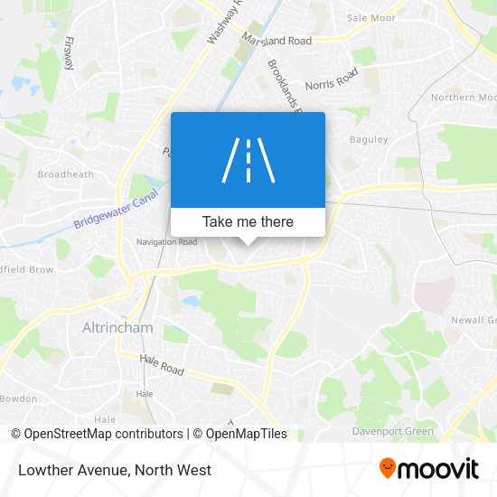 Lowther Avenue map