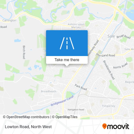 Lowton Road map