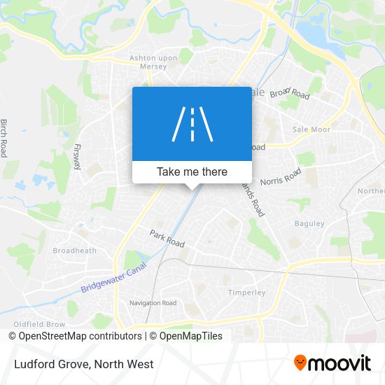 Ludford Grove map
