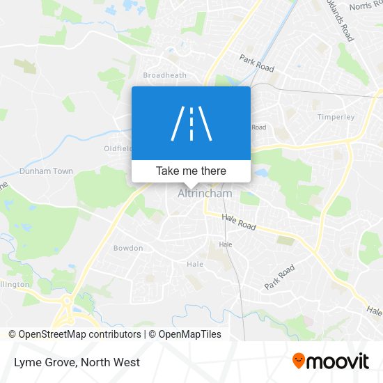Lyme Grove map