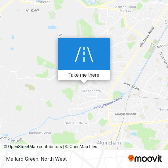 Mallard Green map