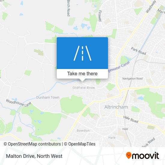 Malton Drive map