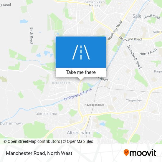 Manchester Road map