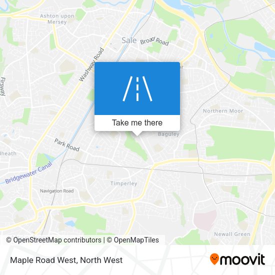 Maple Road West map