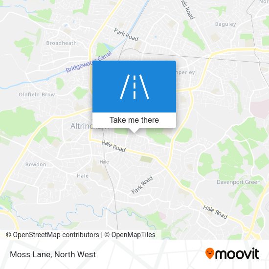 Moss Lane map