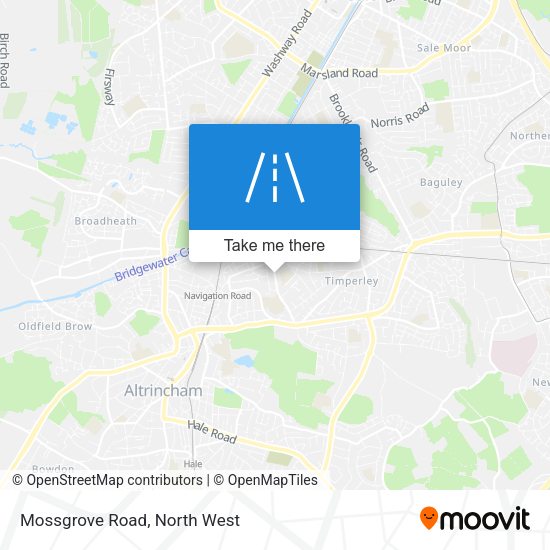 Mossgrove Road map