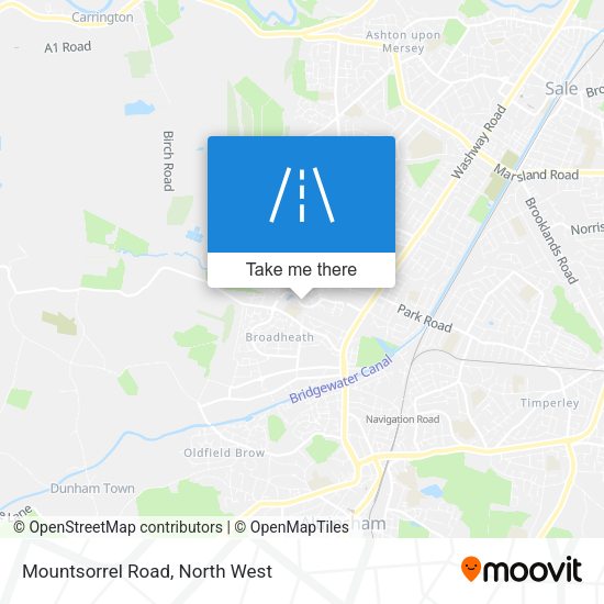 Mountsorrel Road map