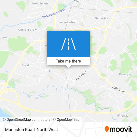 Murieston Road map