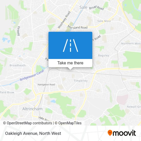 Oakleigh Avenue map