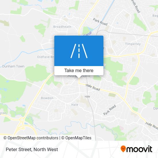 Peter Street map