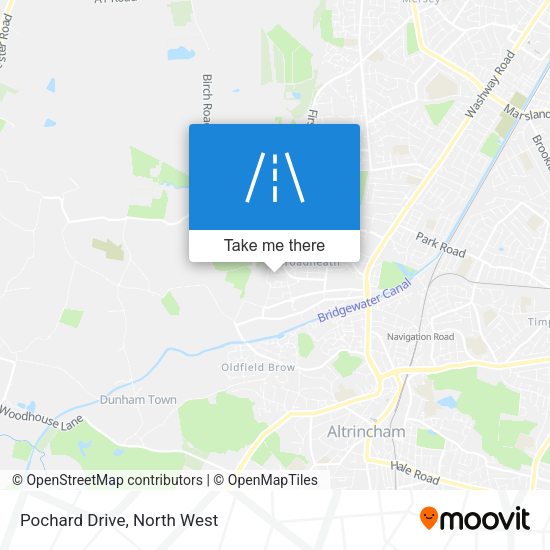 Pochard Drive map