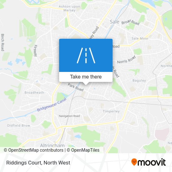 Riddings Court map