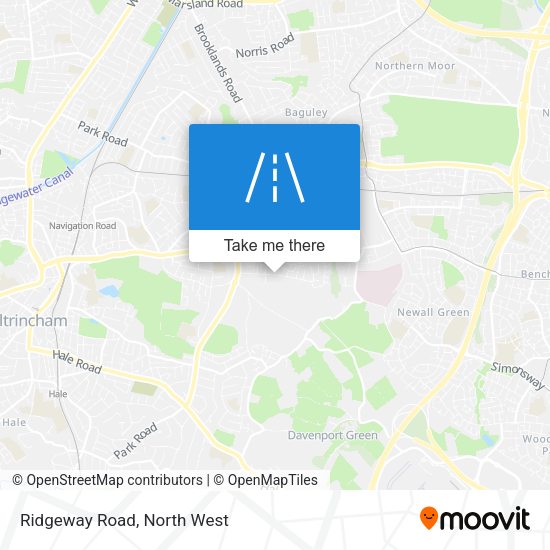 Ridgeway Road map
