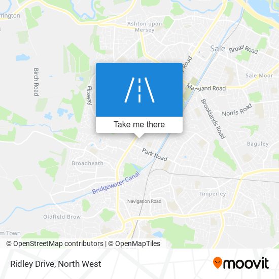 Ridley Drive map