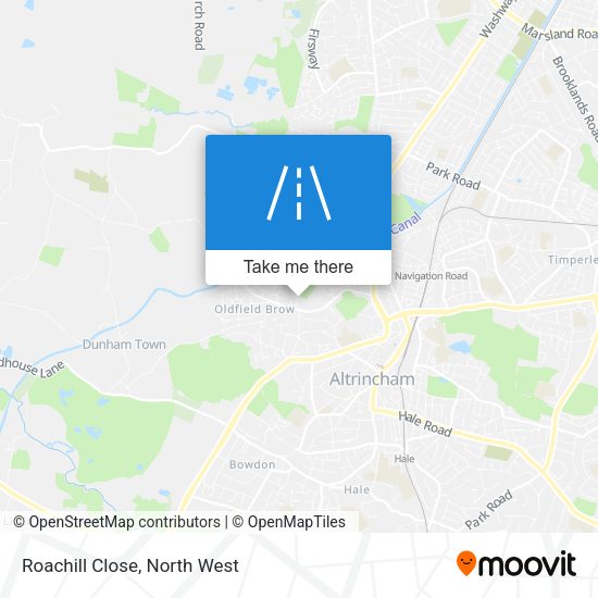Roachill Close map