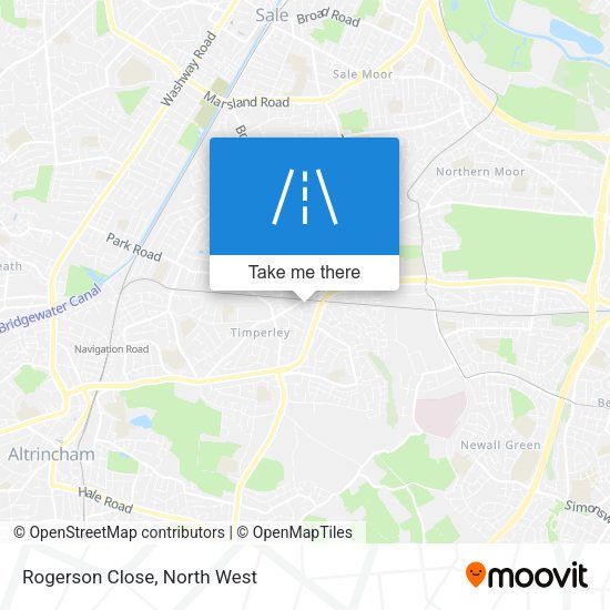 Rogerson Close map