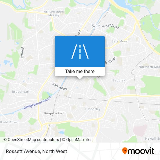 Rossett Avenue map