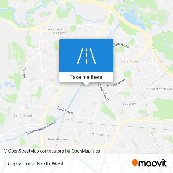 Rugby Drive map