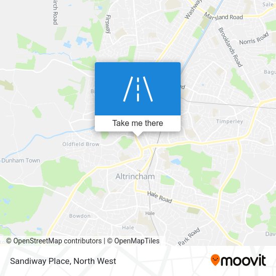 Sandiway Place map