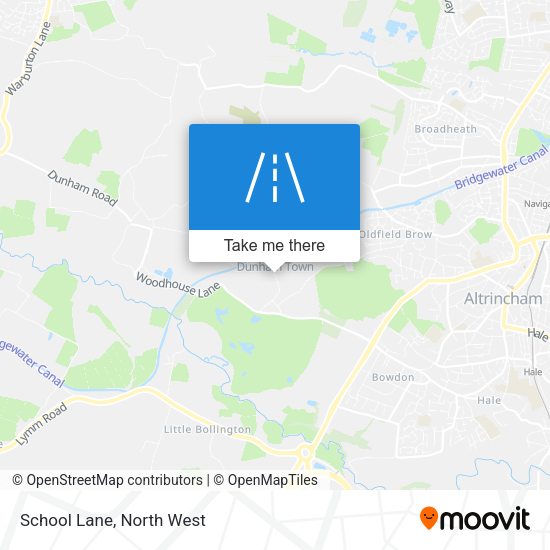 School Lane map